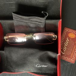 Pink Cartier Glasses (SEND OFFERs)