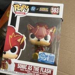 Funko Pop 593 Sonic As The Flash