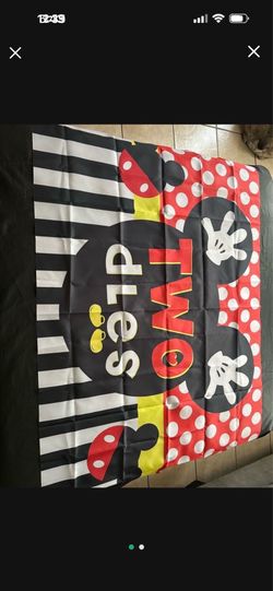 Mickey Mouse banner/backdrop