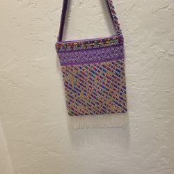 Vintage Peruvian  Beaded Tote