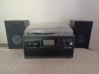 One Unit Stereo System  With 2 Speakers
