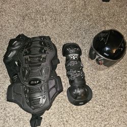 Motorcycle Gear Helmet And Jacket