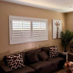 Custom Basswood Plantation Shutters & Expert Installation - Real Wood Interior Window Coverings (Persianas de Madera Estilo Plantacion)