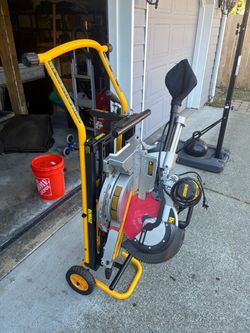 DeWalt 12” Sliding Compound Miter Saw + Rolling Stand BUNDLE (Plus 2 New Blades)
