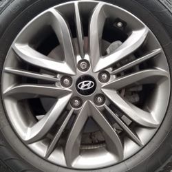 Hyundai Elantra Rims Genesis Wheels Santa Fe Veloster Kona Accent Tucson