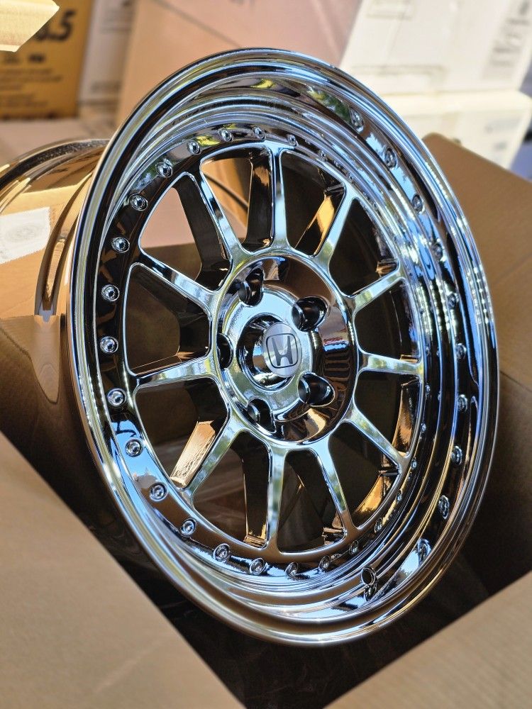 17x9.0 NEW CHROME WHEELS/RIMS. WHISTLER SK11. 5X114.3