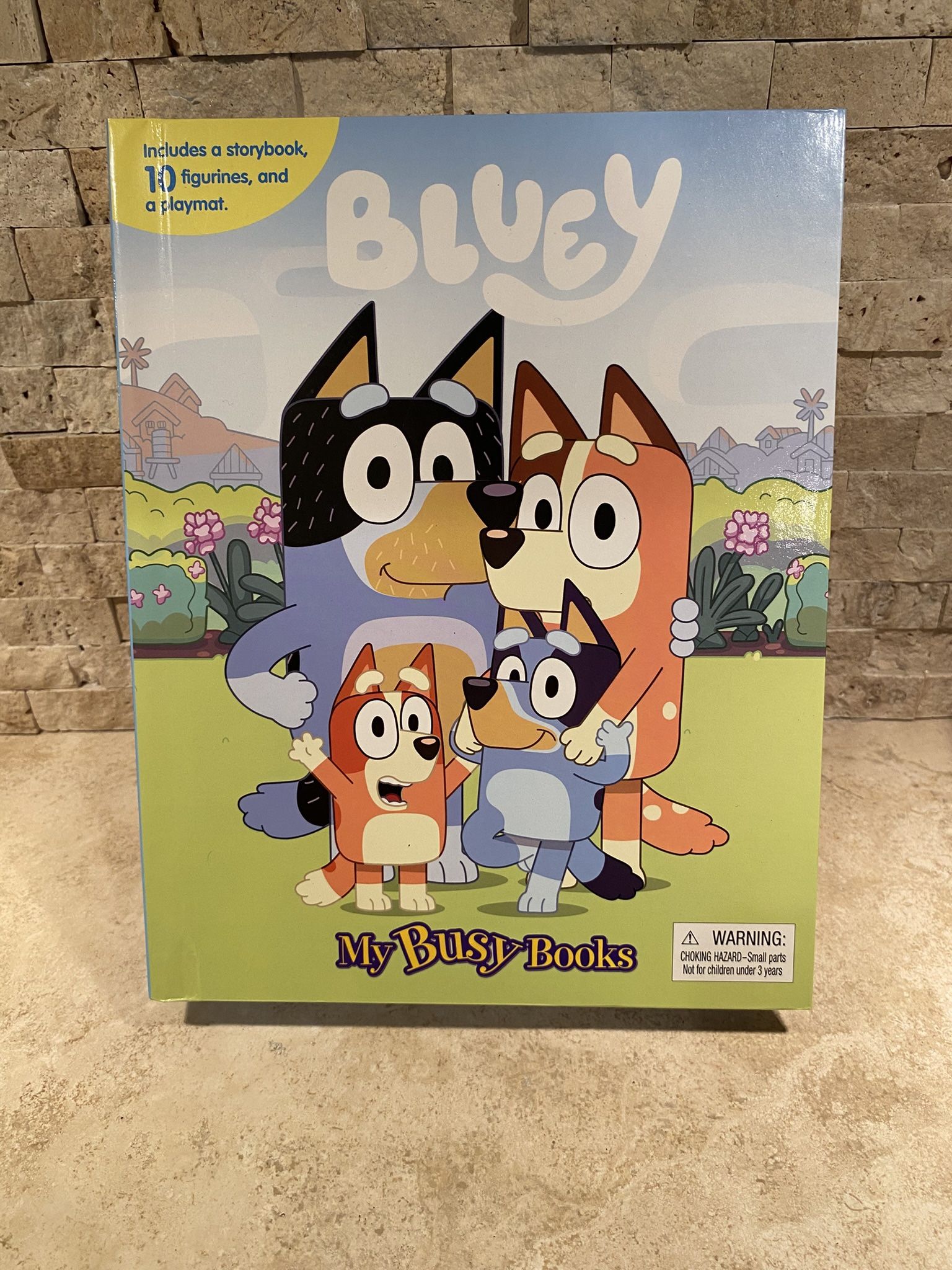 Bluey Busy Book With Figurines