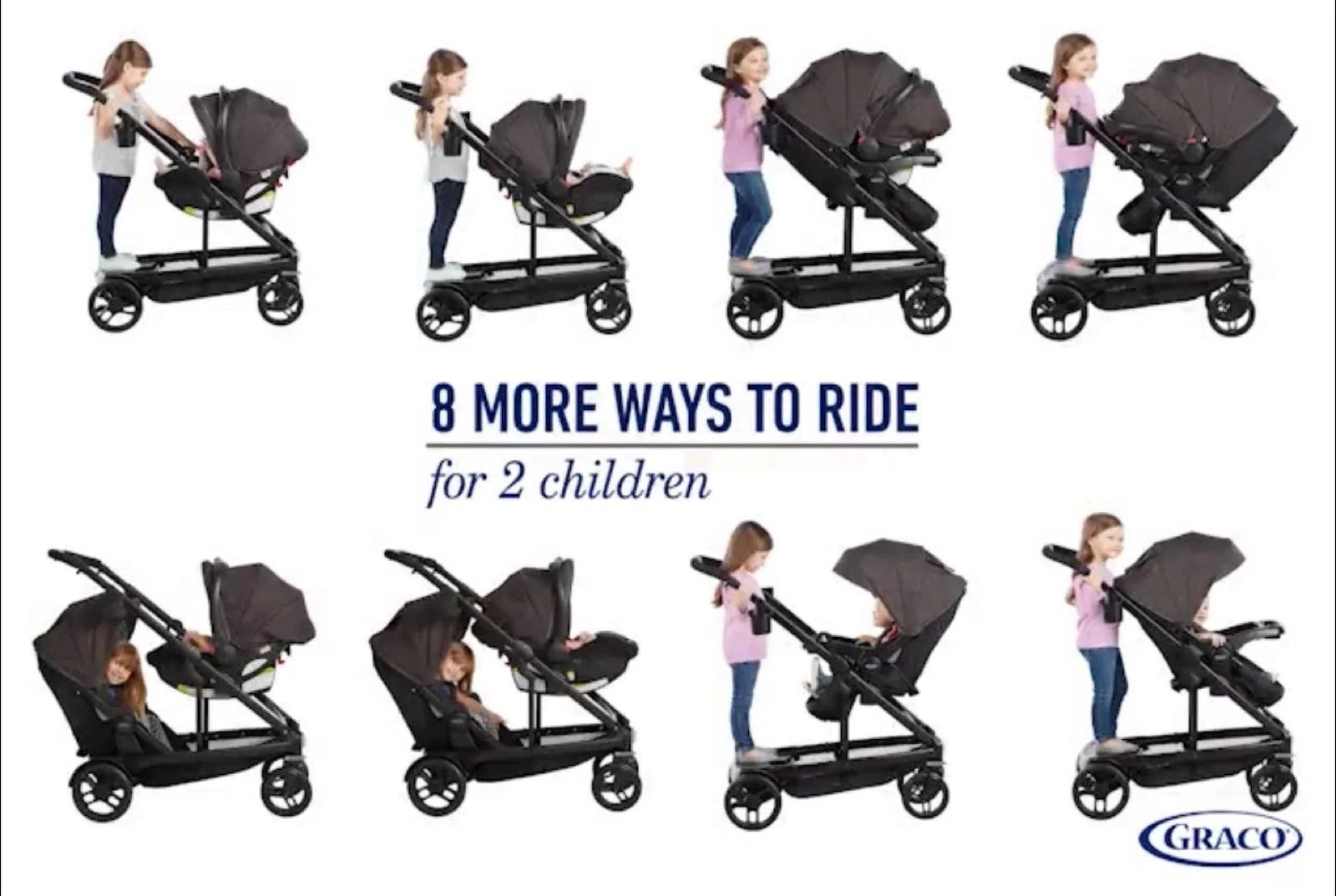 Graco Double Stroller Extend To Grow