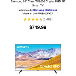 Samsung 65in Smart TV