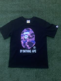 Purple Camo Bape T-Shirt Size:M
