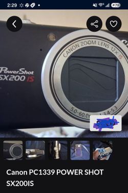 Canon PC1339 POWER SHOT SX200IS