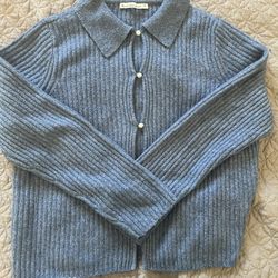 Blue Blouse Cardigan 