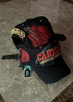 Dandy Hats X Canelo Pound For Pound Boxing Gloves Hat Crystals Black Gorra 