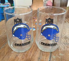 NFL Chargers Drinking Glasses
