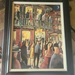 RED JAZZ/NEW ORLEANS LARGE CANVAS PAINTING SET