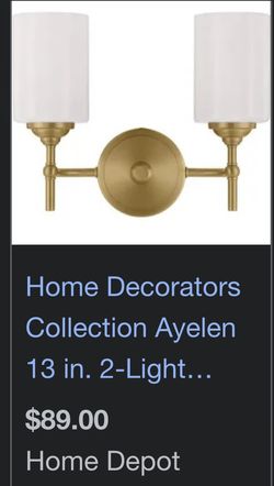 New Bathroom Vanity Light/ Light Fixture Reg Price $89