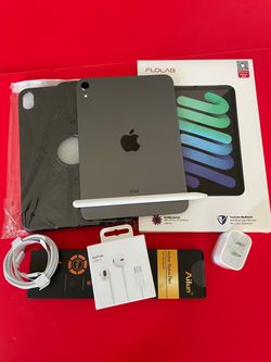 Apple Ipad Mini 6th Generation (8.3” Retina/2021) 64GB with stylus pen, case & Accessories (256GB $399)