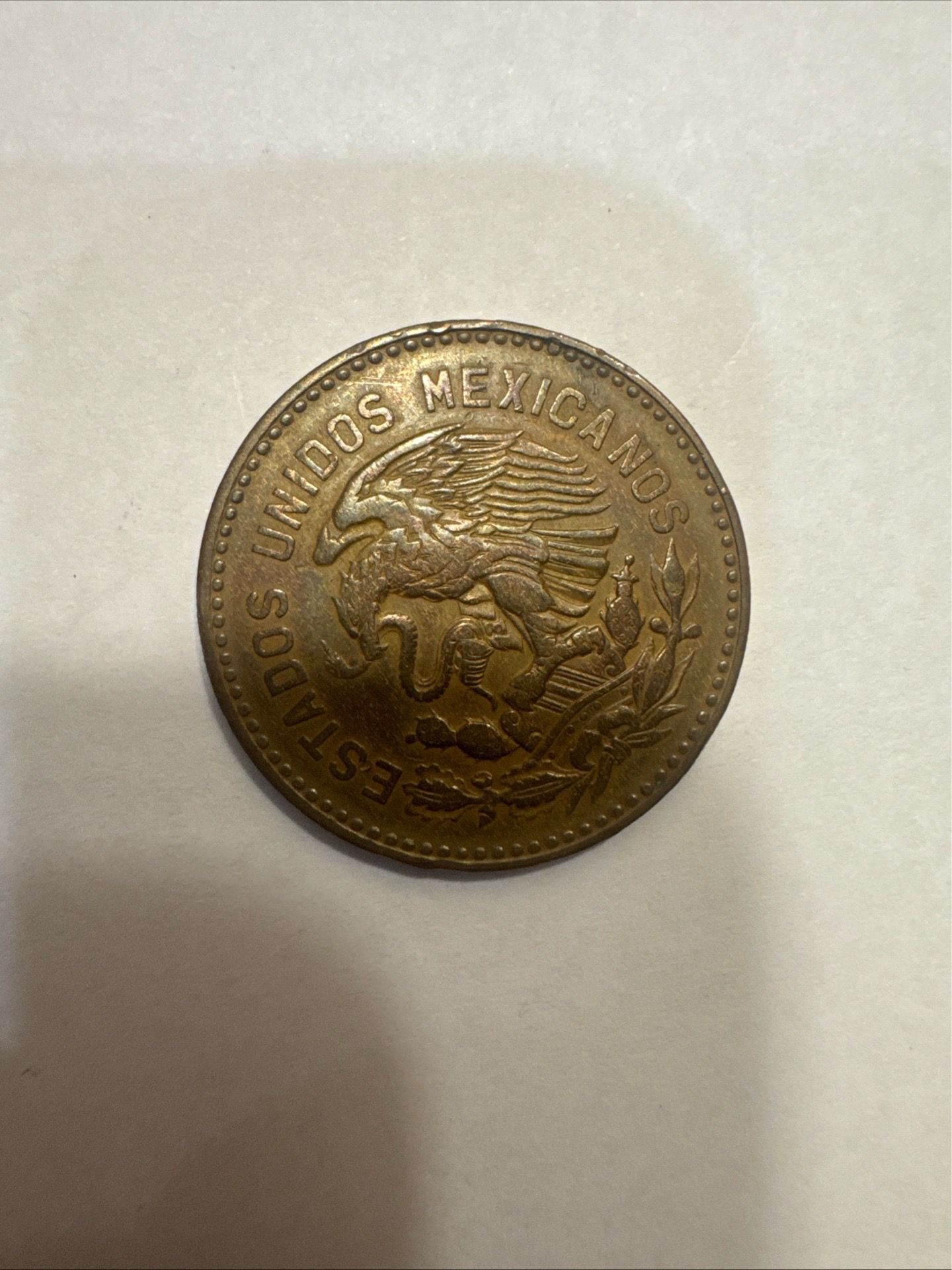 Mexico 1955 50 Centavos Cuauhtemoc
