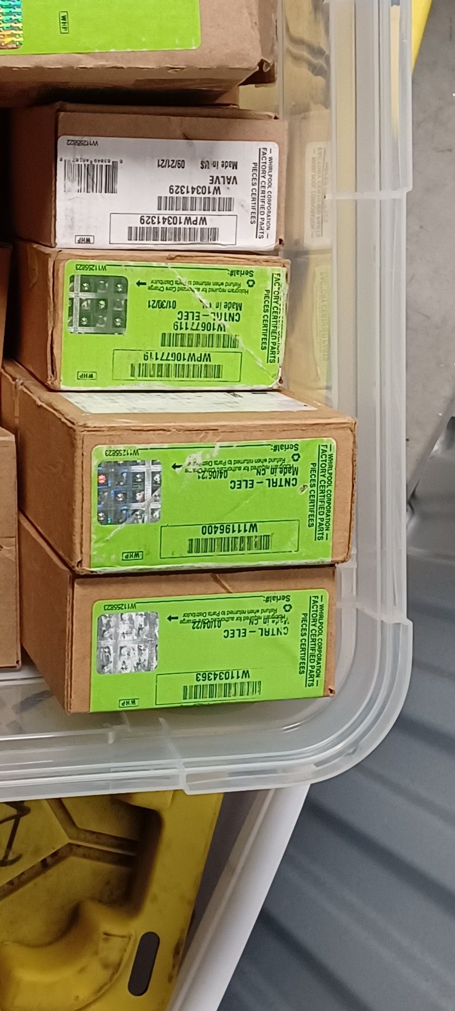 Whirlpool Appliances Replacment Parts All New