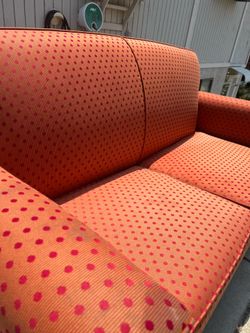 Beautiful Polkadot Pull-Out Sofa
