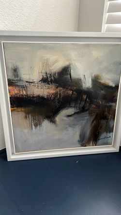 Original Abstract Landscape Painting from Amman, Jordan