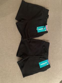 2 Black Baby Shorts (Garanimals) size 0-3 & 3-6 months - NEW