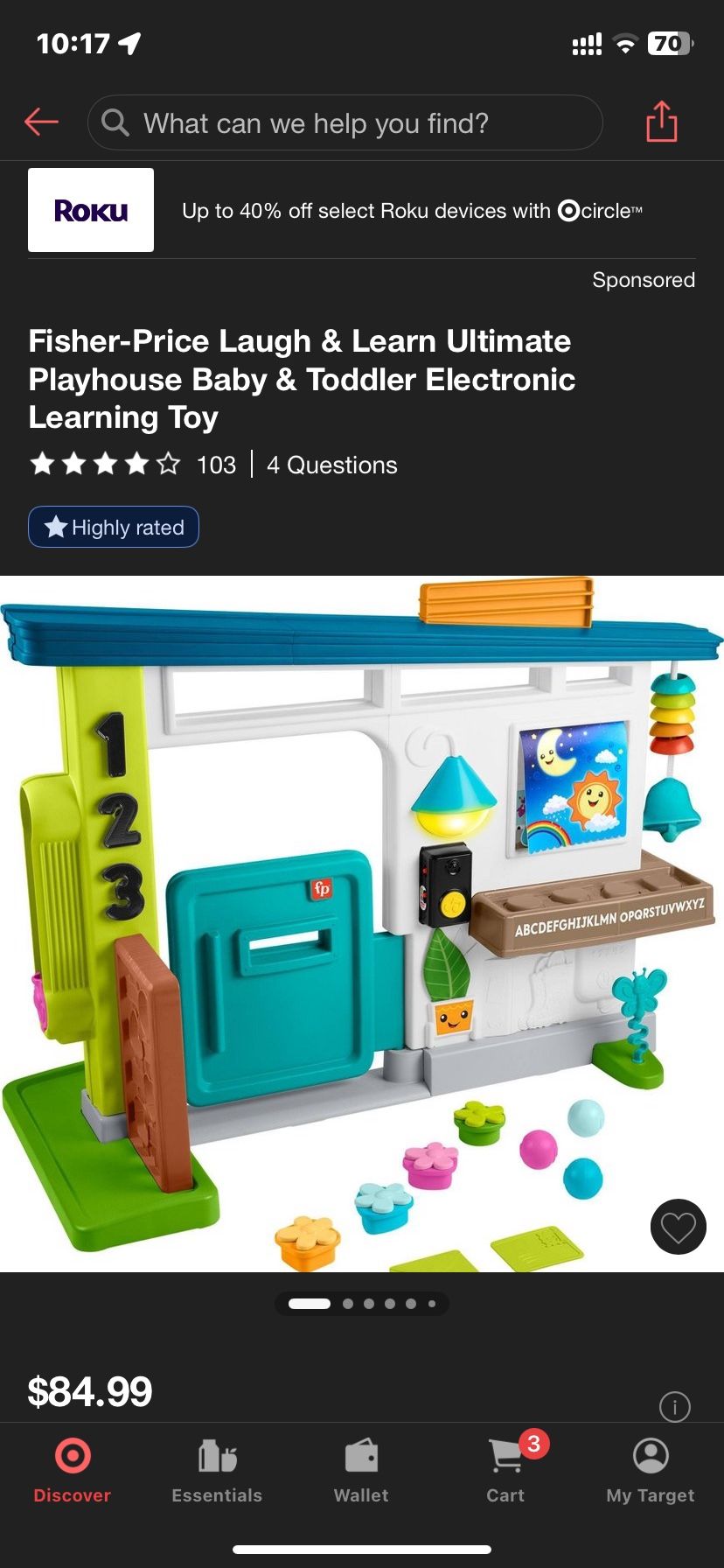 Fisher Price Laugh And Learn Playhouse