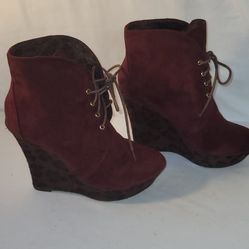 Wedged Booties