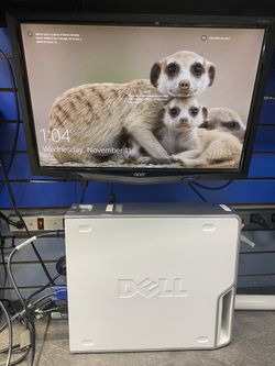 Dell XPS 210 desktop computer 256 SSD storage drive 4GB MEMORY RAM WINDOWS 10 Intel core 2 duo 1.6GHz processor