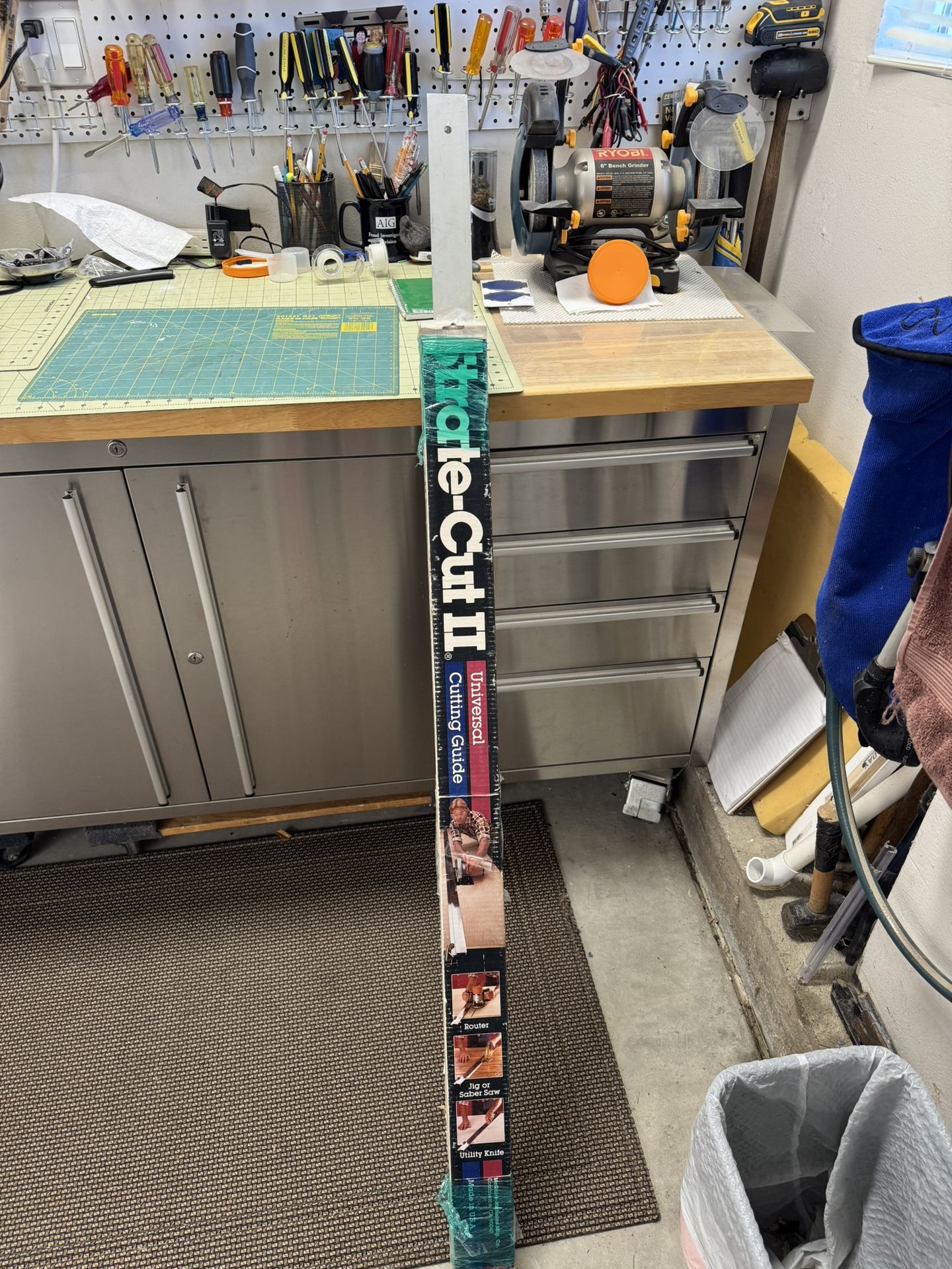 Strate 8 Foot Cutting Guide and 60 Inch Straight Edge Ruler