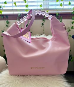 Juicy Couture light  pink beaded handbag