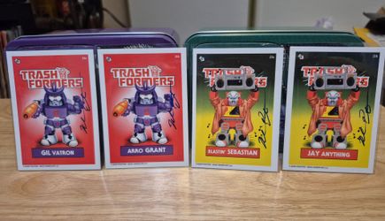 GPK Trashformers Mark Pingitore Autograph Set