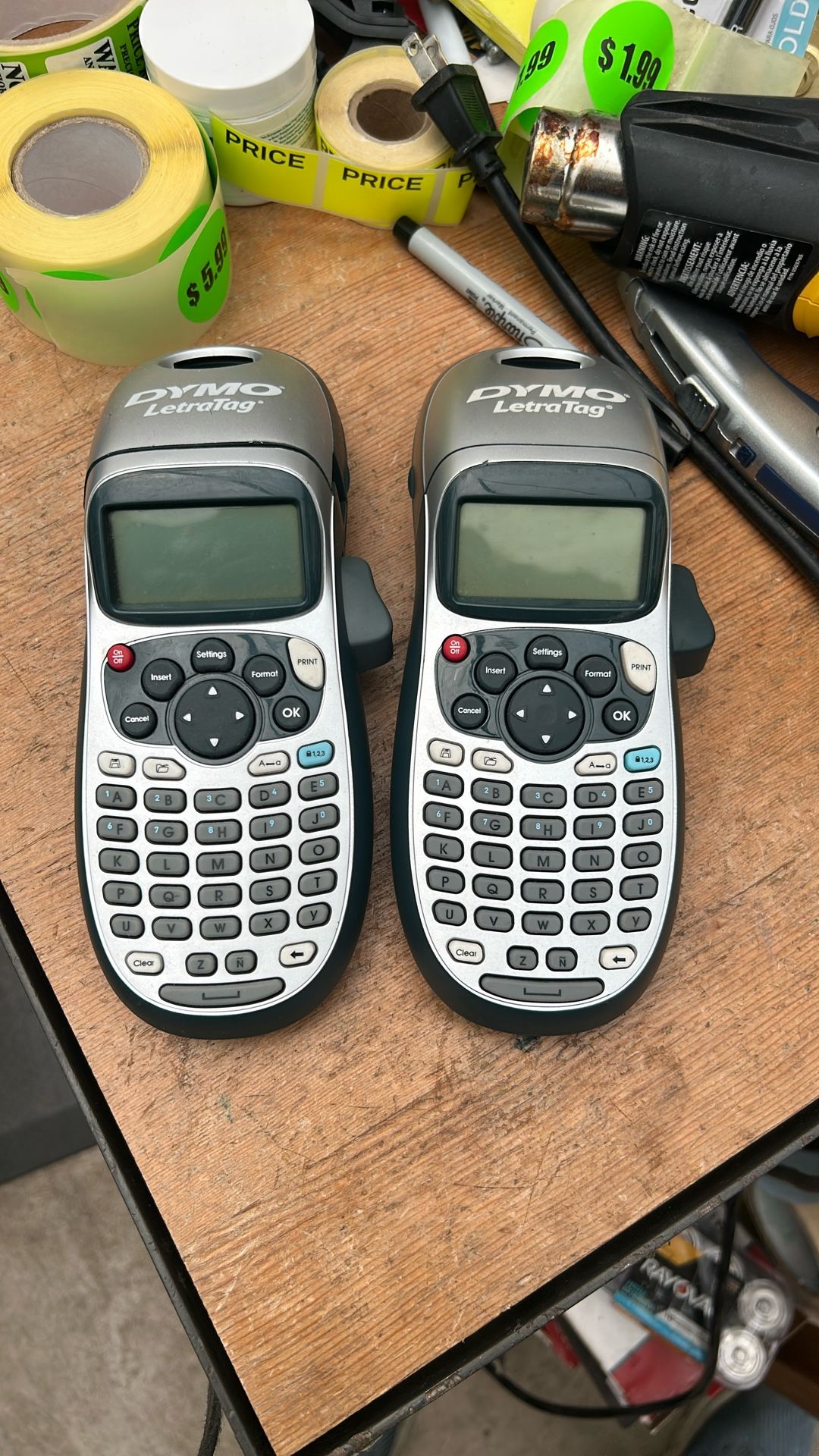 DYMO Letratag 100H Handheld Label Maker, LCD Screen 2 Count New Out Of box