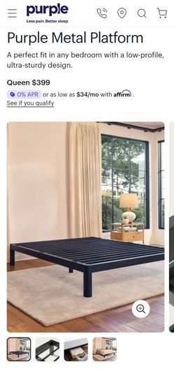 Purple Queen Metal Platform