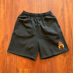 Balenciaga flame shorts size M