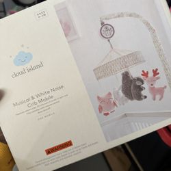 Musical baby crib mobile