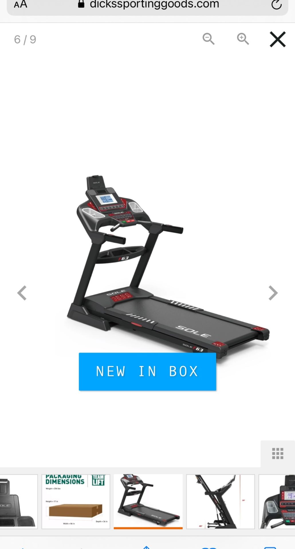 Sole F63 2020 Treadmill 