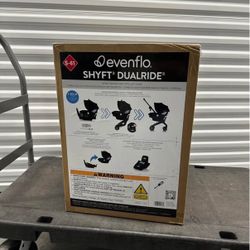 Evenflo Shyft DualRide Infant Car Seat & Stroller - Beaufort Black 