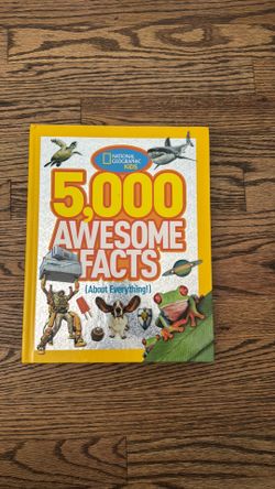 National Geographic  Kids: 5,000 Awesome Facts; About Everything- Hardcover