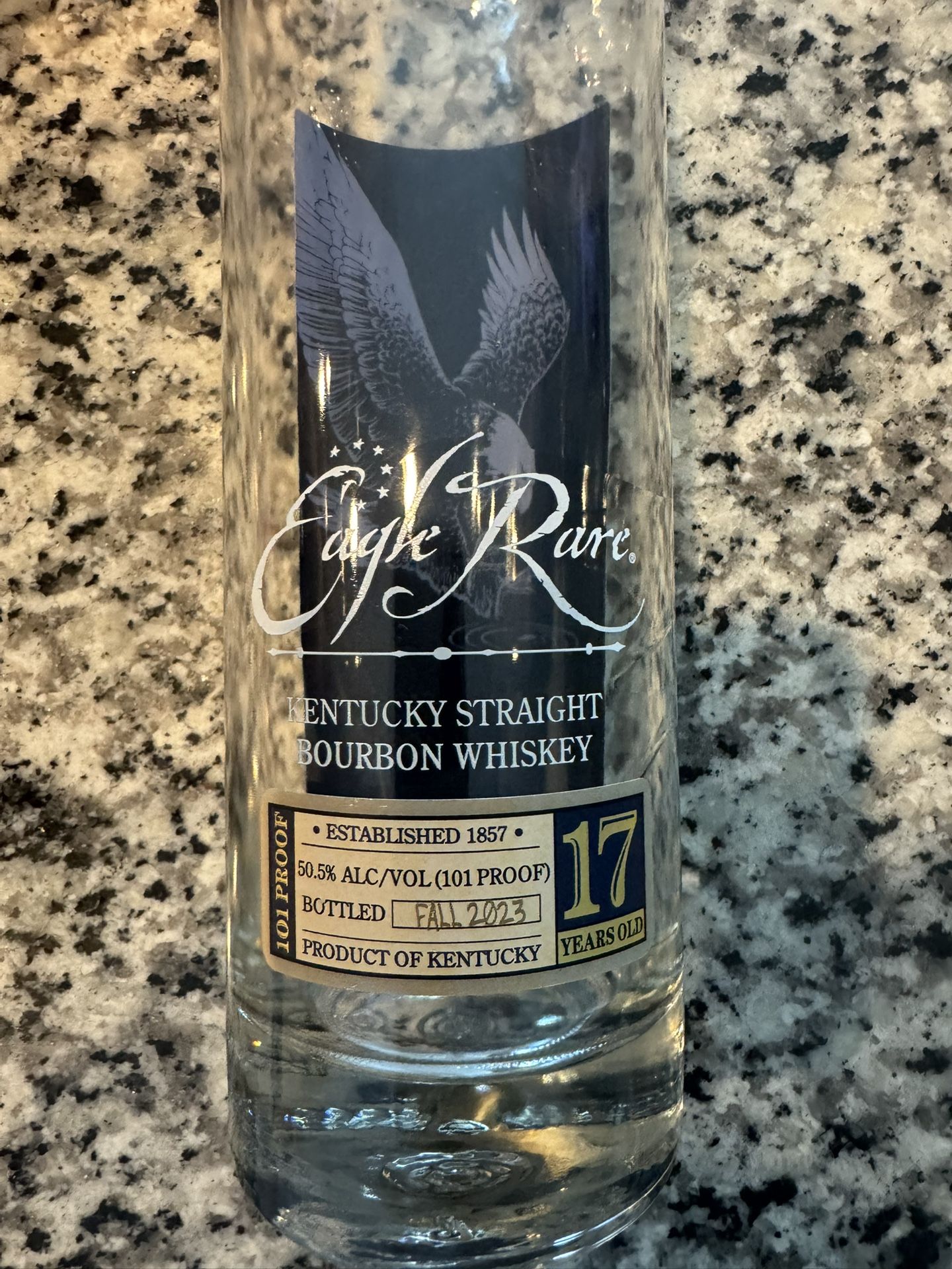 EAGLE RARE 17 Year Old Bottle. Extremely Rare!