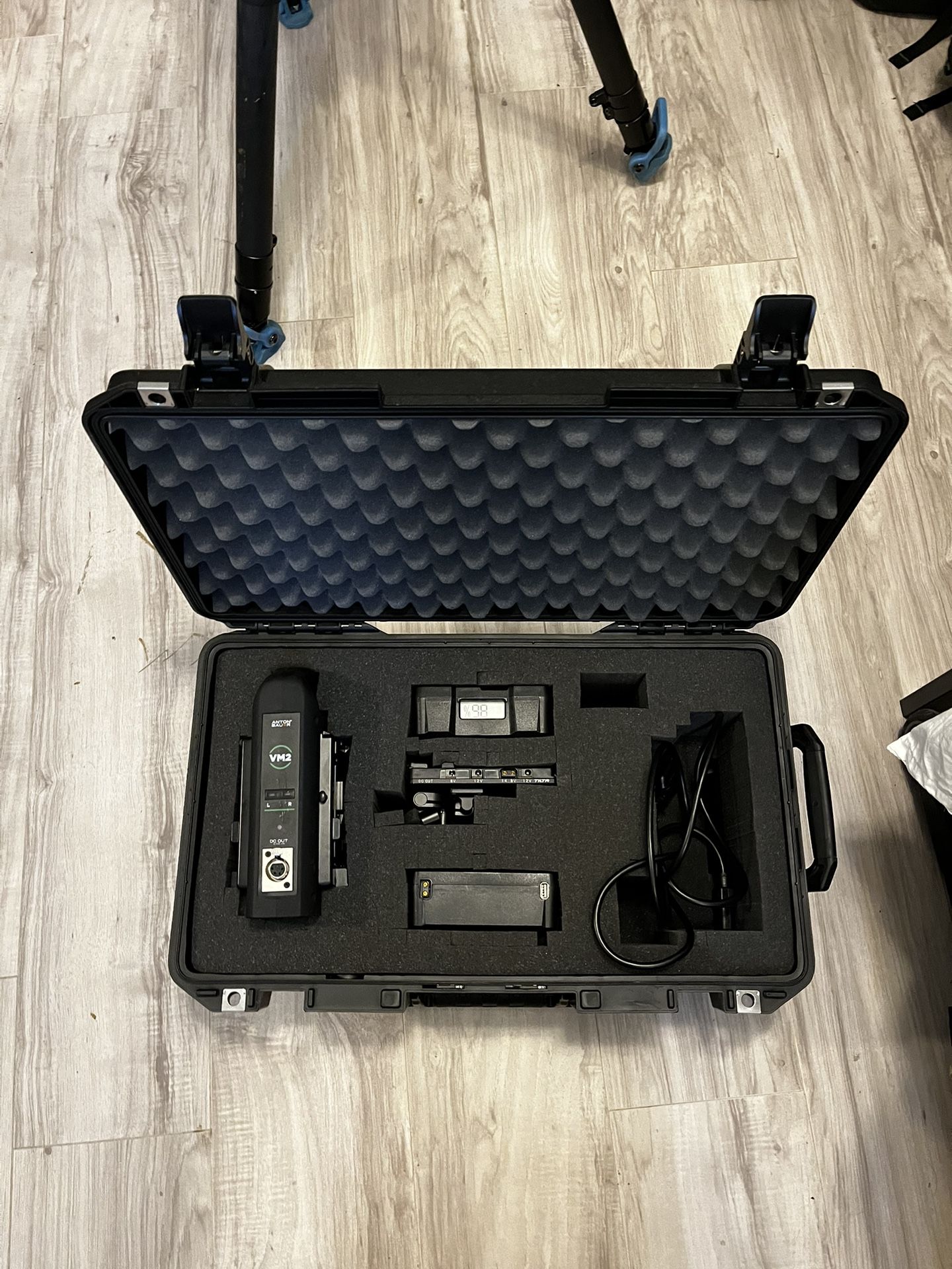 Anton Bauer V Mount Package + Tilta Plate & Pelican