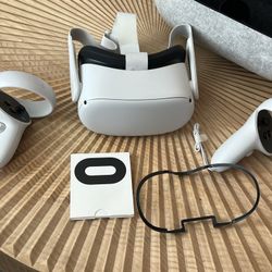 Meta Oculus Quest 2 VR Bundle 128GB + Elite Strap + Carrying Case