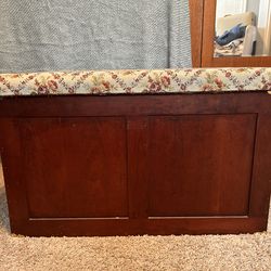 Storage Bench with cedar interior