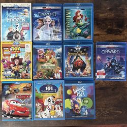 Disney Blu Ray Lot some new $5 each or $35 for All