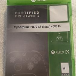 Cyber Punk 2077 Xbox One game 