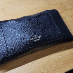 Women's COACH wallet Black Leather
