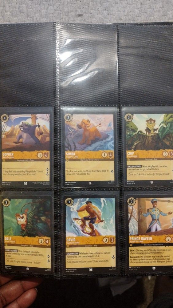 Almost Complete Disney Lorcana Azurite Sea Chapter 6 Set (Non-Holo/Missing 48 cards)