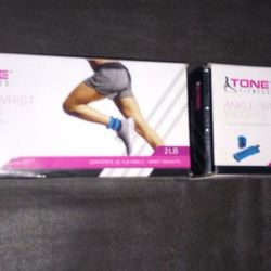 4 Pack of ankle/wrist weights 2lbs each