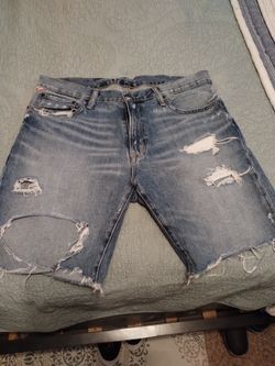 Denim Jean Shorts Ralph Lauren  Straight Size Waist 34 
