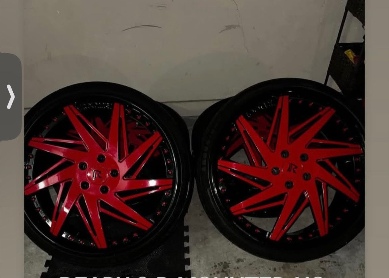 22inch Rucccis With Floating Caps